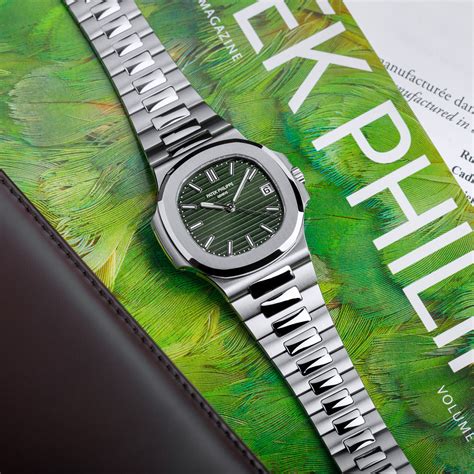 patek philippe nautilus green auction|Patek Philippe Nautilus geneve.